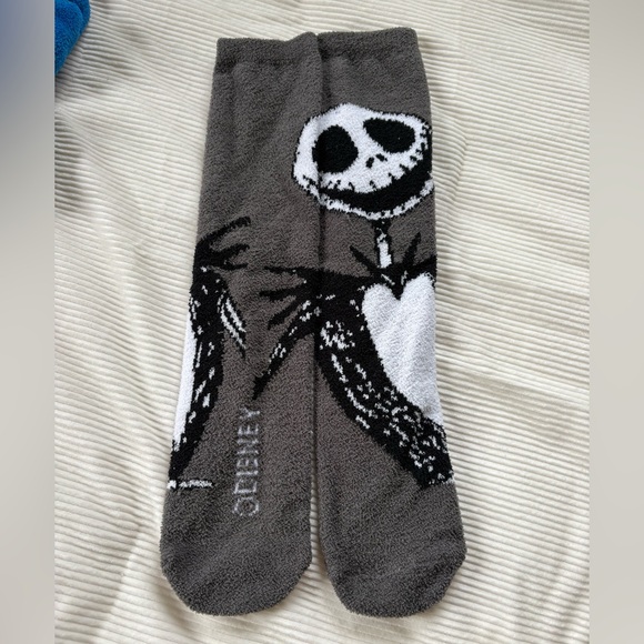 6-Pair Bundle Disney The Nightmare Before Christmas Fuzzy Socks Jack & Zero - Picture 5 of 7
